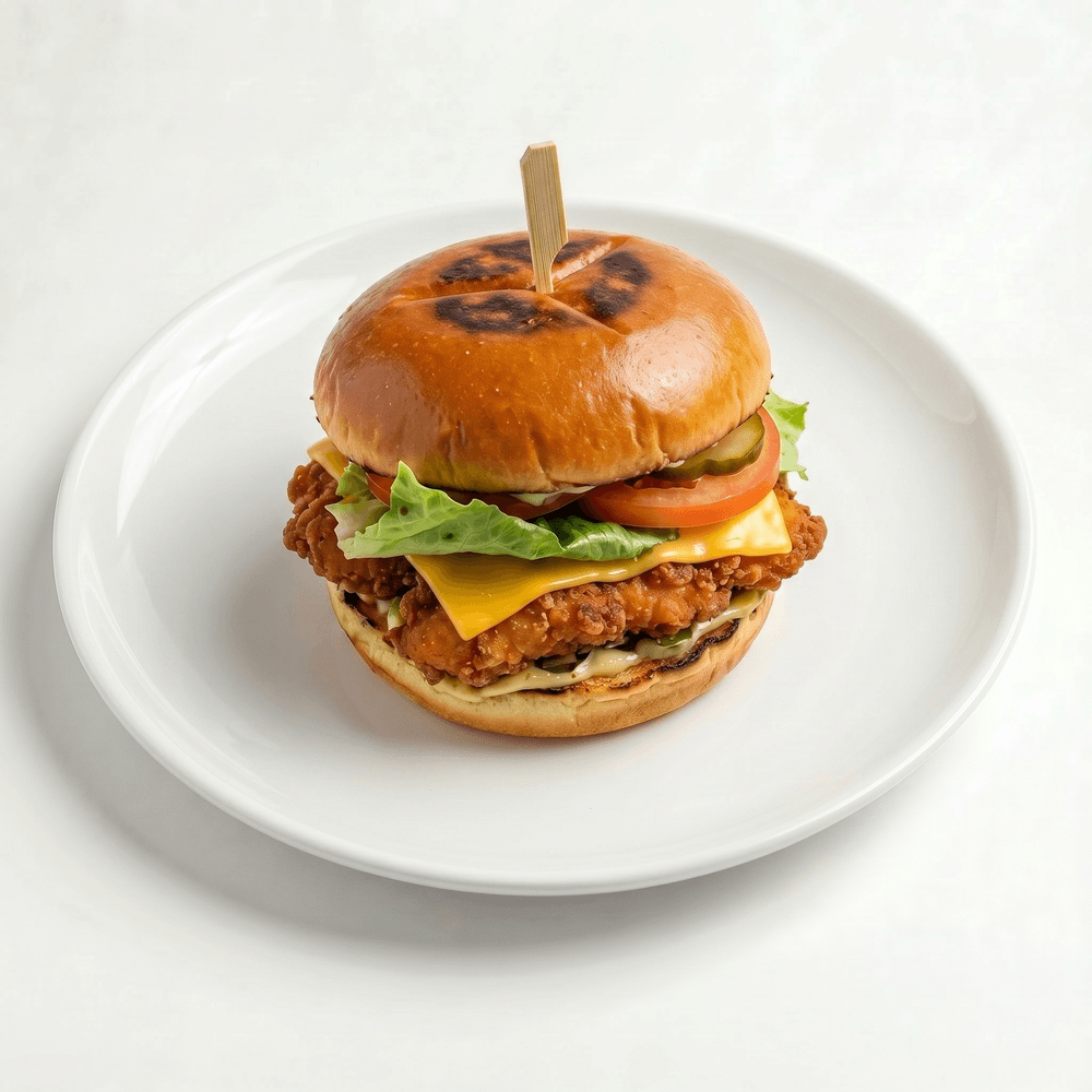 Crispy Fried Chicken Burger