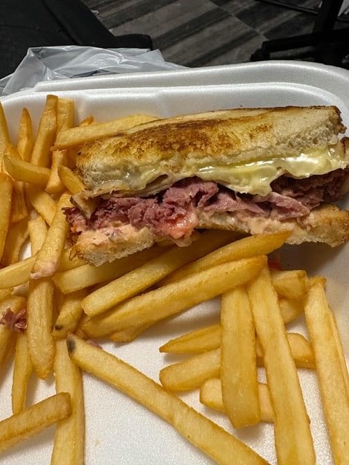 Gg's Double Cheese Deli Sandwich