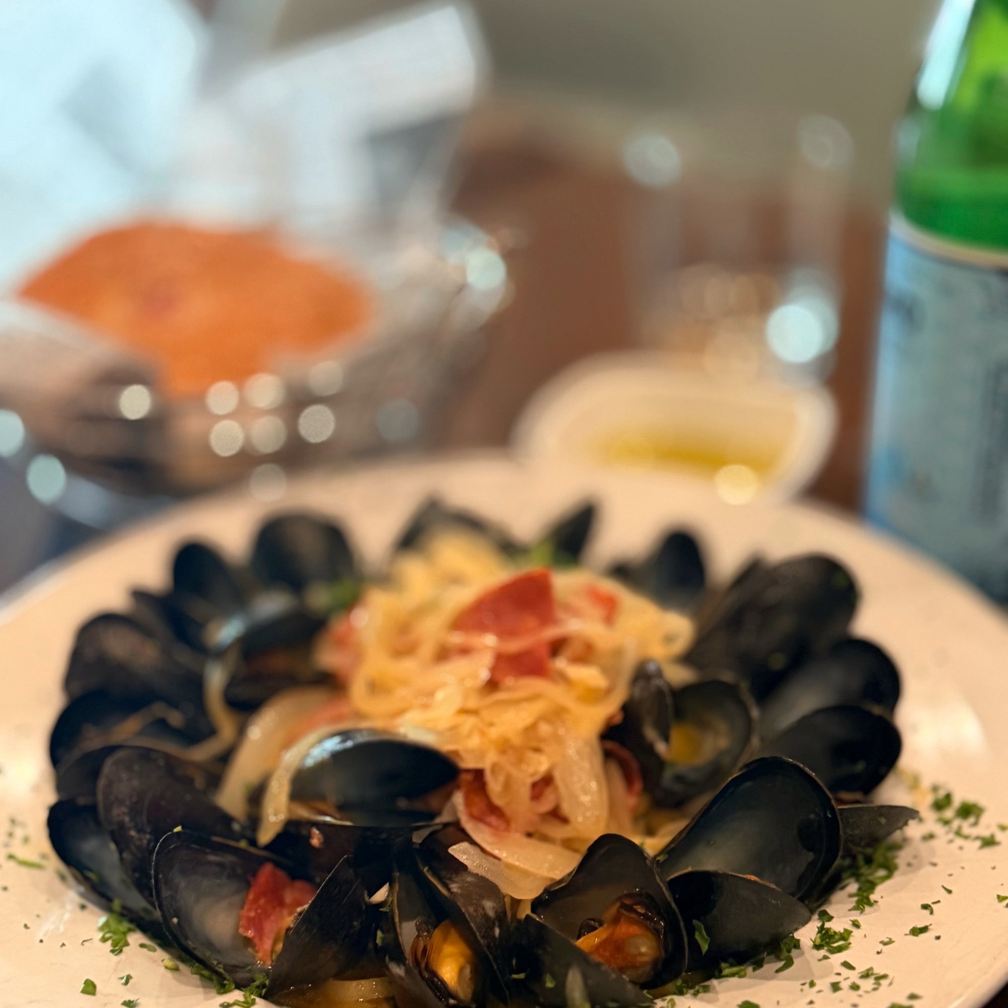 Mussels Bianco-Lunch.