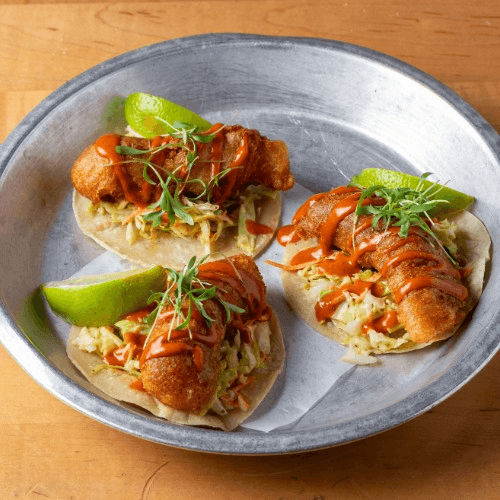 Tempura Beer Battered Fish Taco