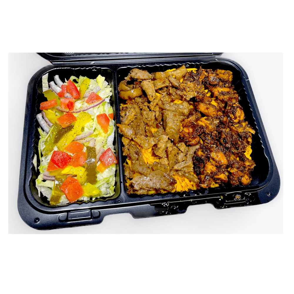 Lamb & Jerk Chicken Platter 🌶️