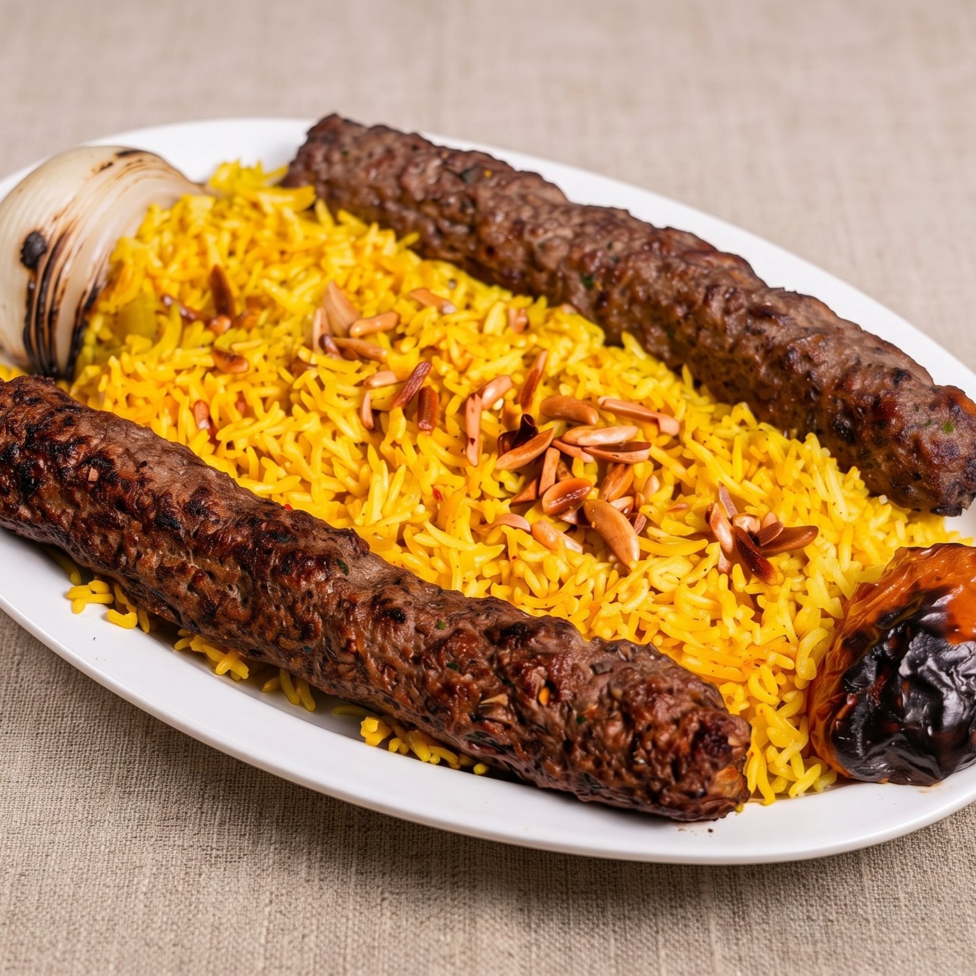 Kufta Kabob Platter
