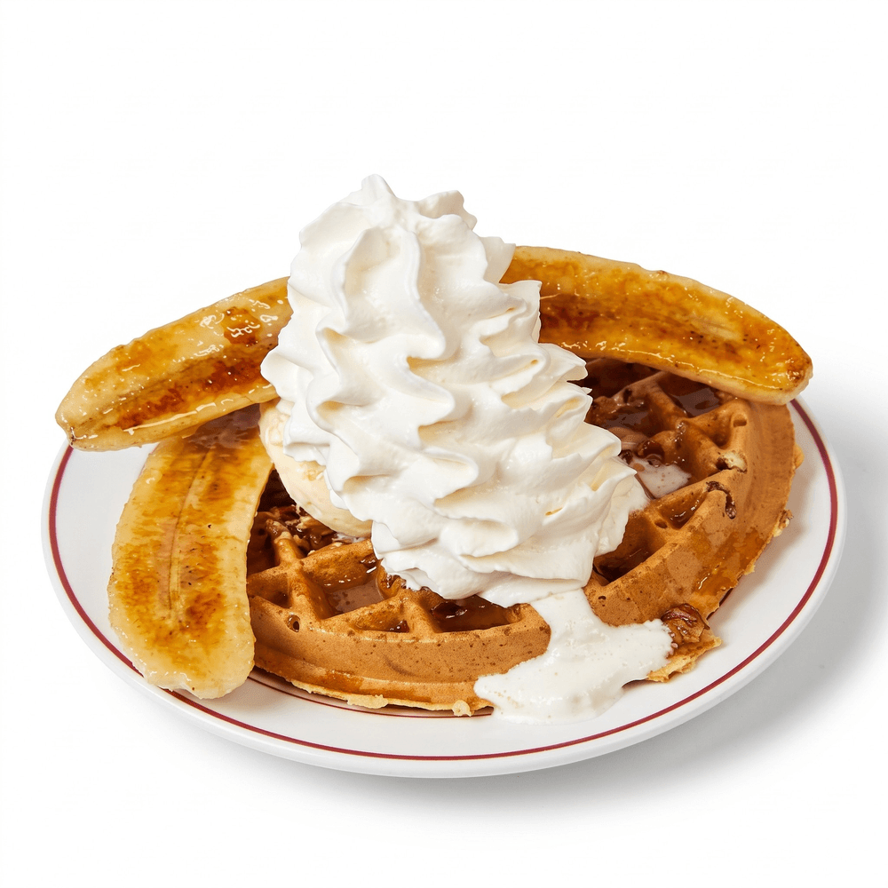 Bananas Foster Waffle