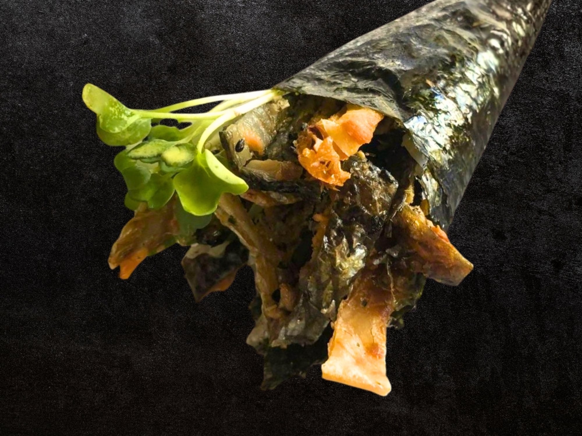 Salmon Skin Hand Roll