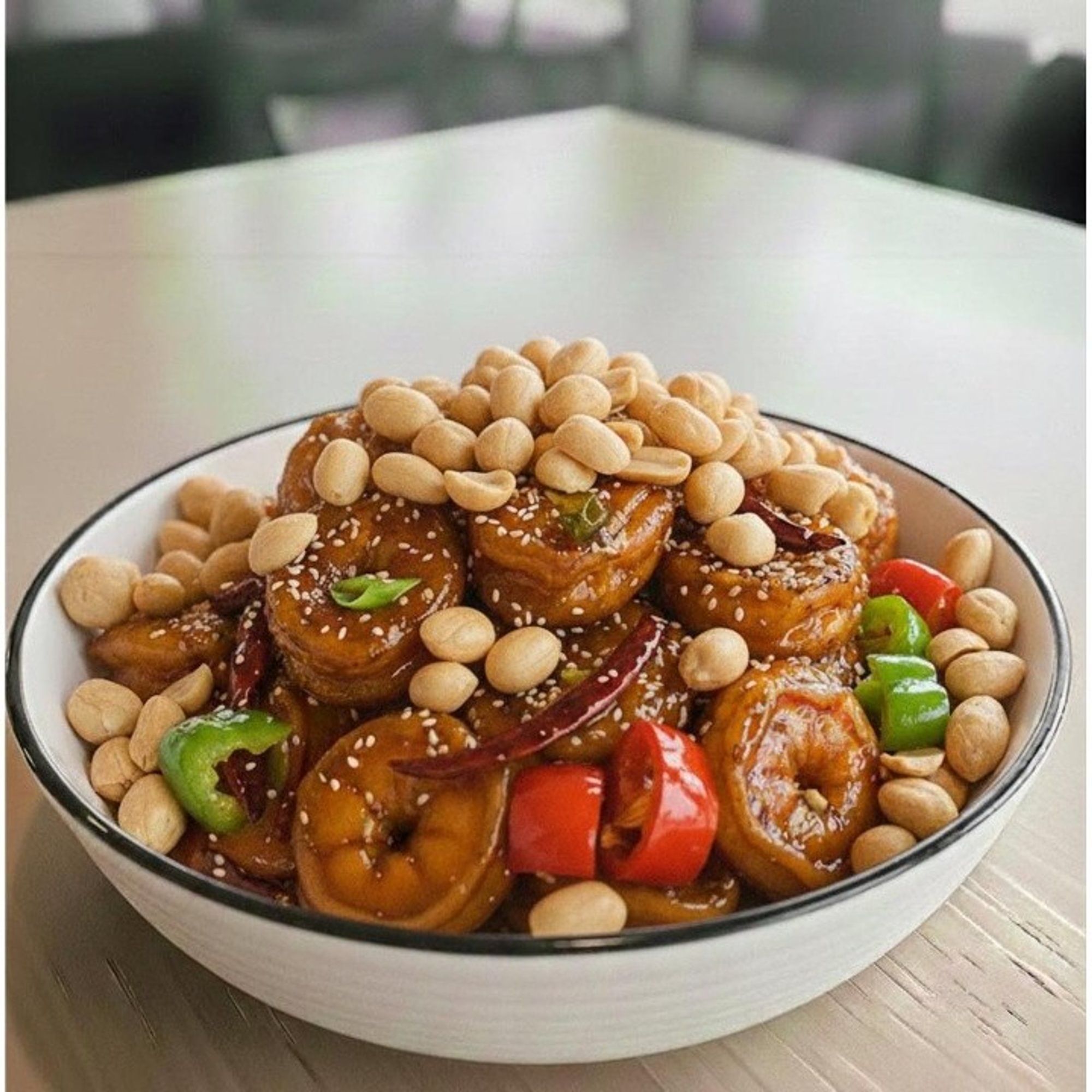 Lunch Kung Pao Shrimp