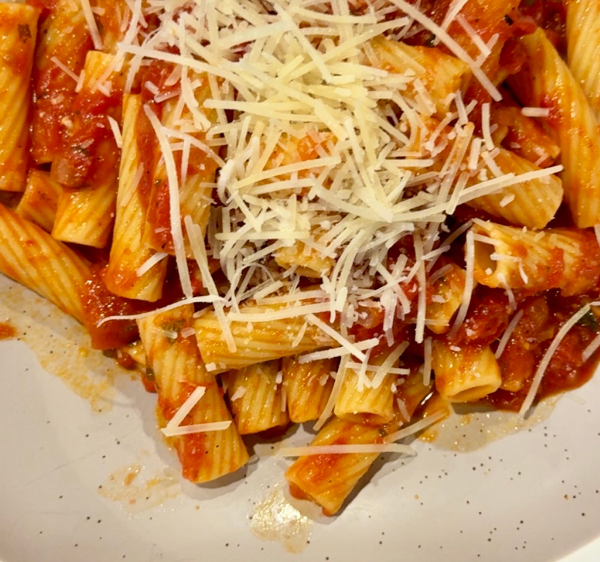 Rigatoni Marinara Sauce