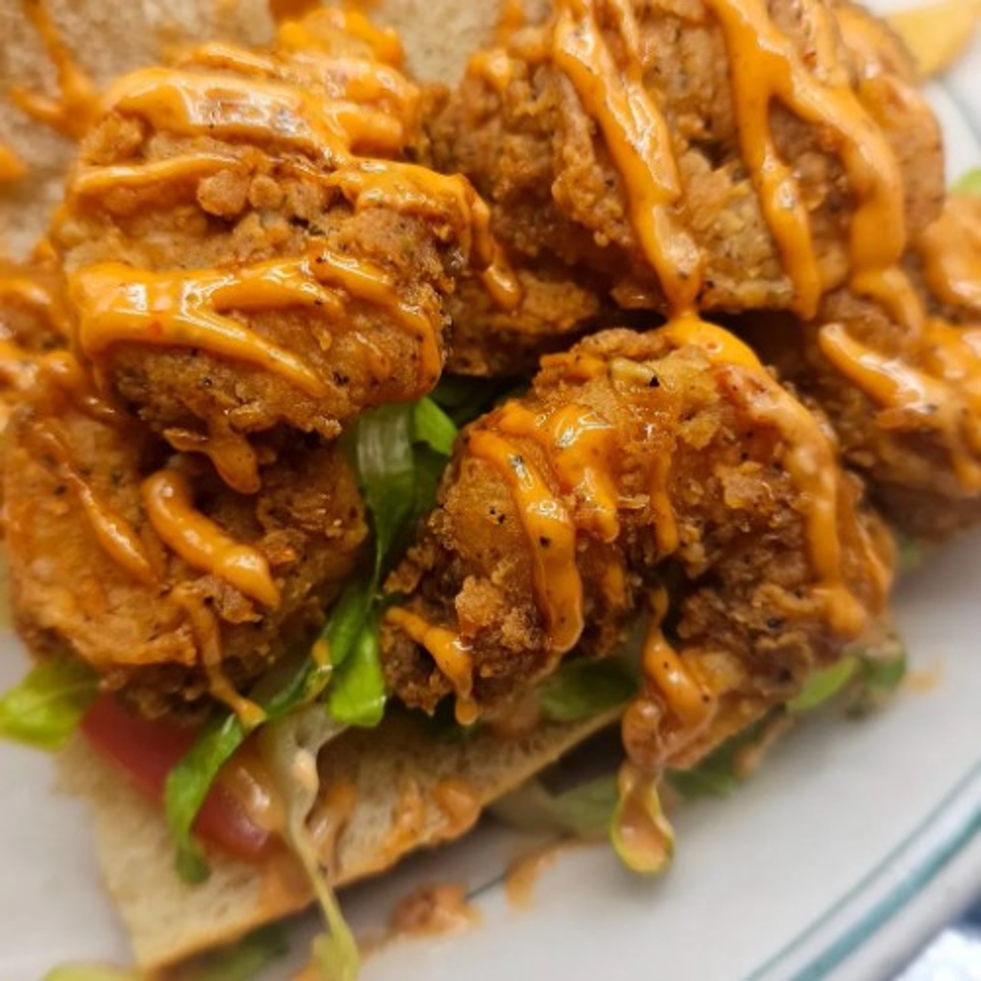 Fried or Blackened Shrimp Po'boy