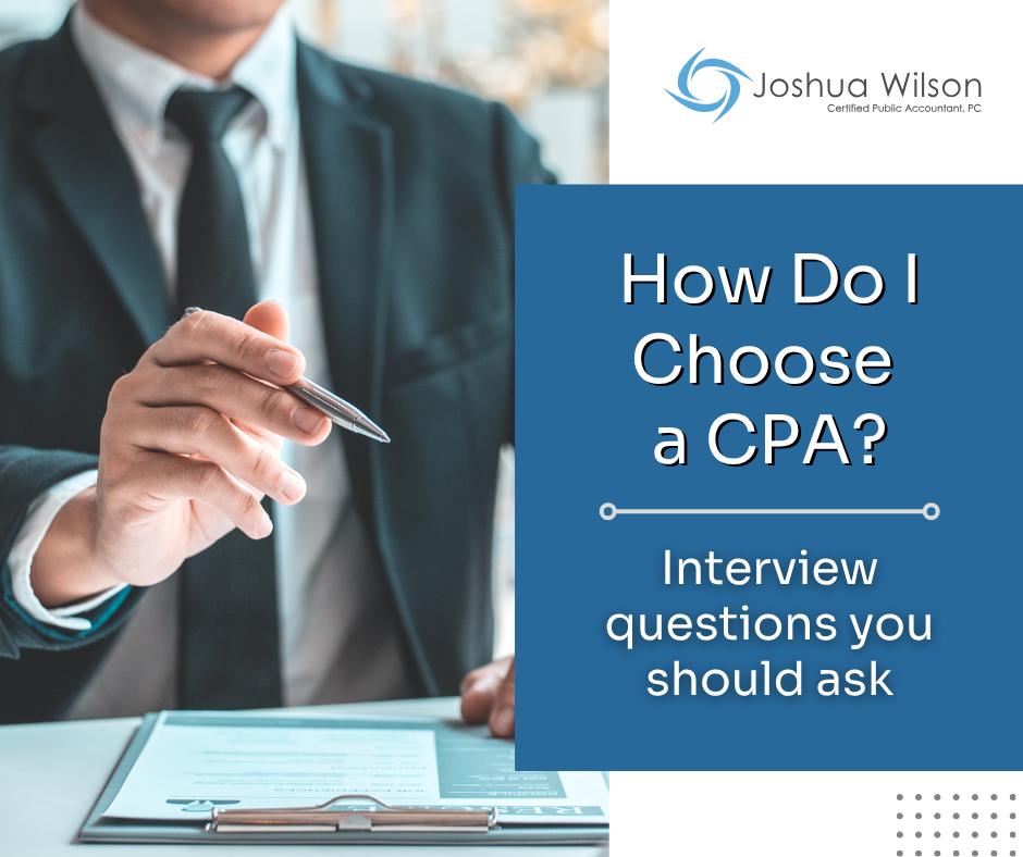 Joshua Wilson CPA Image
