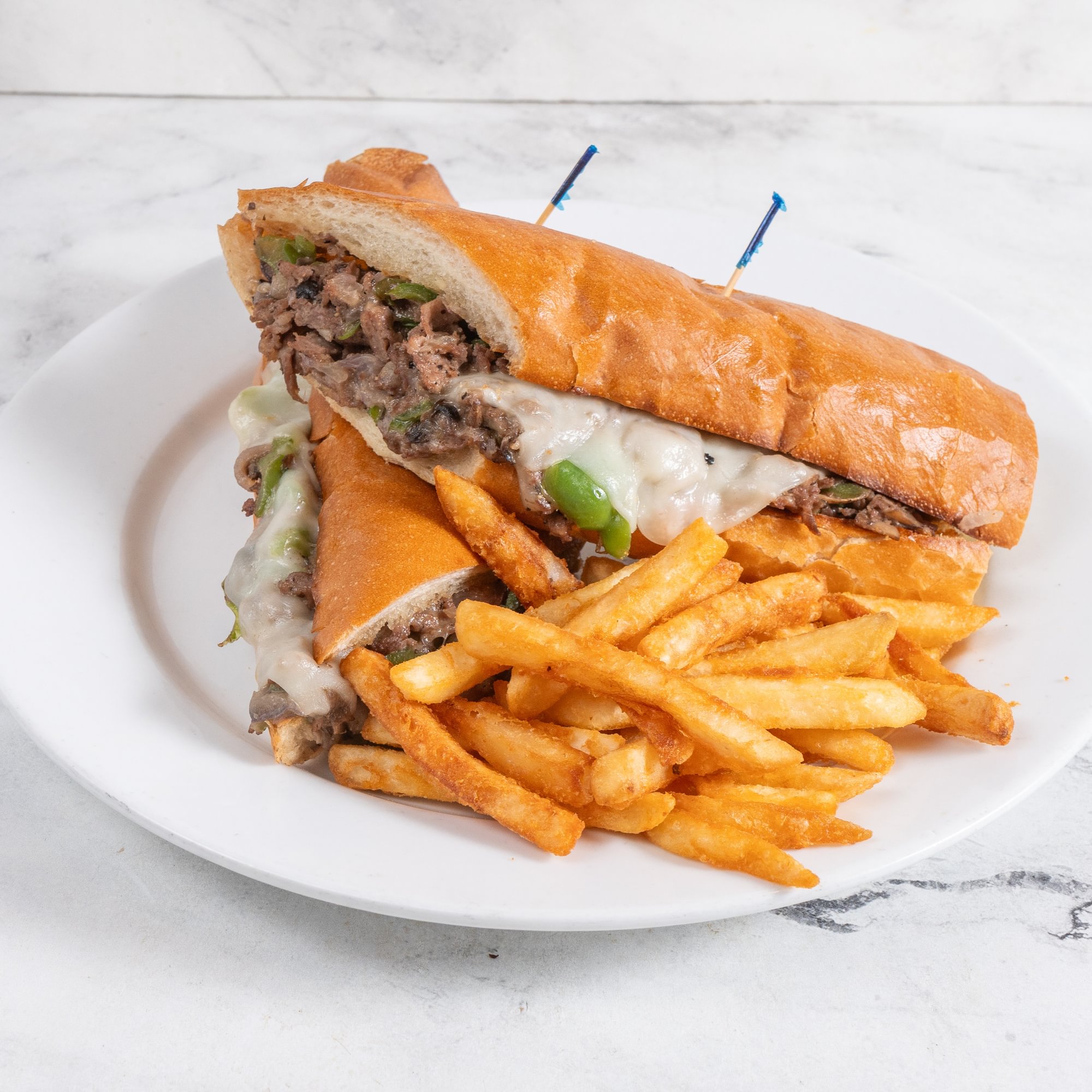 California Cheesesteak or Chicken Cheesesteak Sandwich