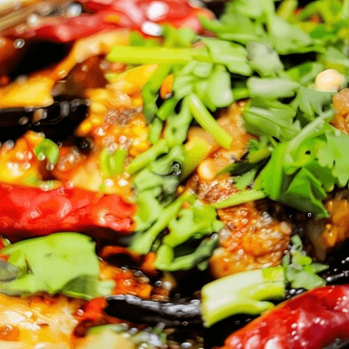 Hot Sauce Style with Assorted Vegetables