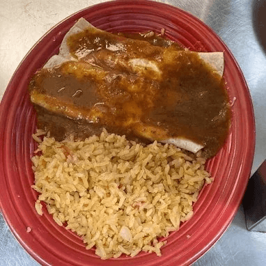 E) Two Cheese Burritos & Rice
