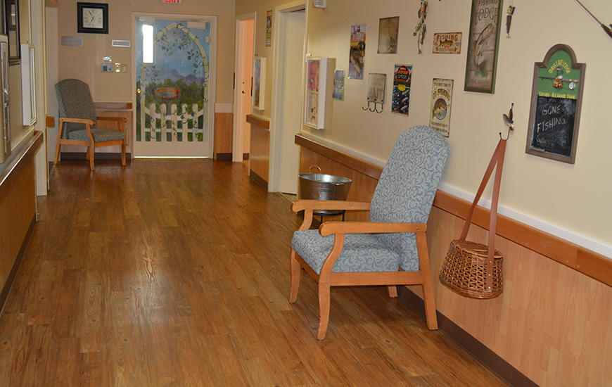 Autumn Ridge Rehabilitation Centre hallway.