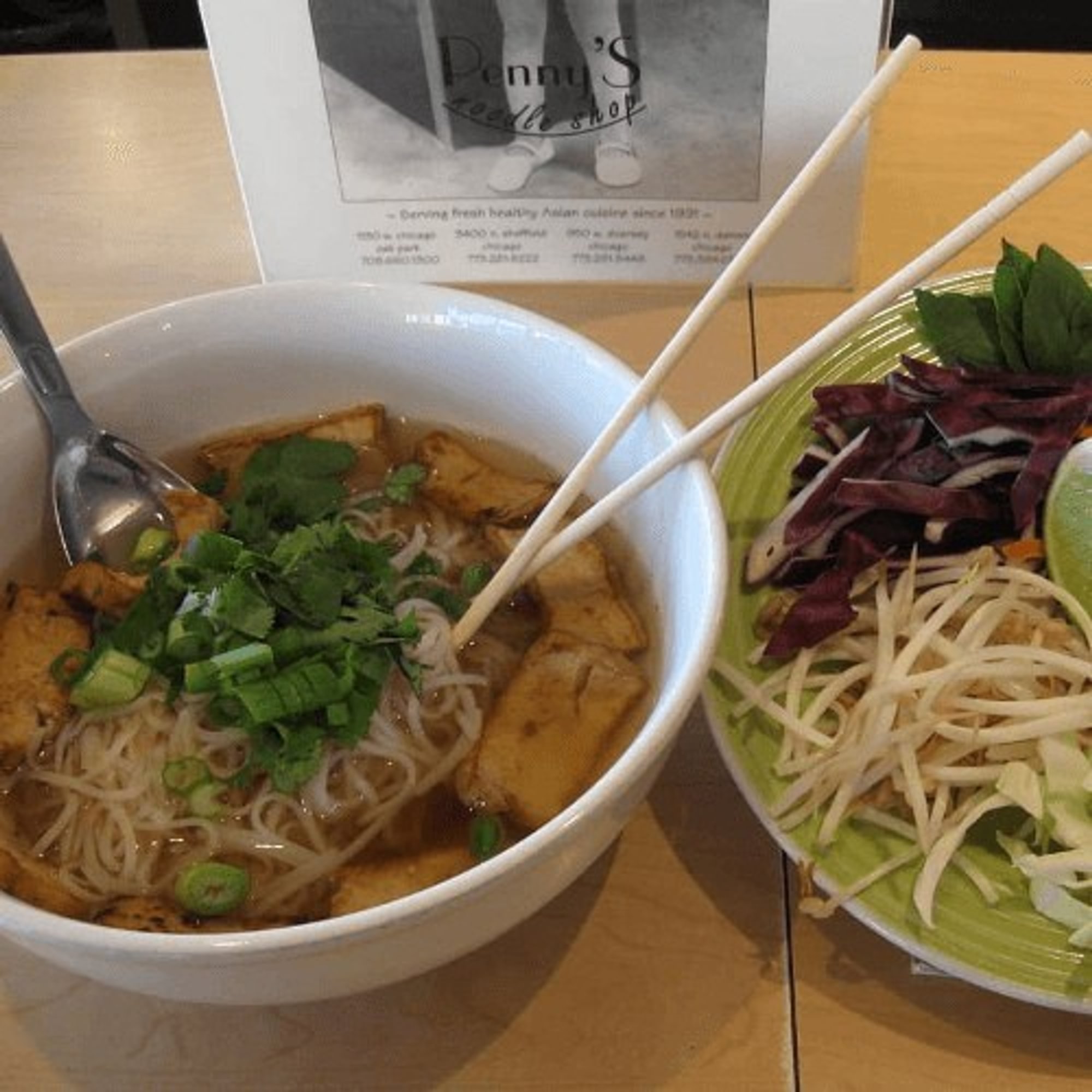 Vegetable Noodle Soup Lunch Special