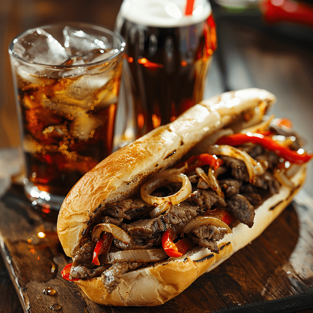 Philly Cheese Steak Sandwich
