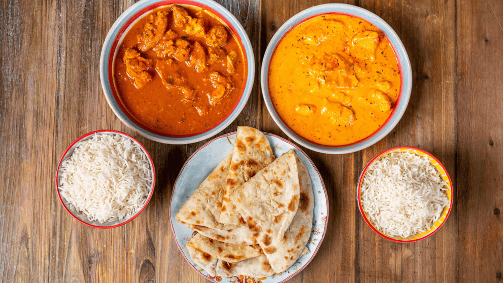 2 Dish Entrée Special - Chicken Combo - 2Naan