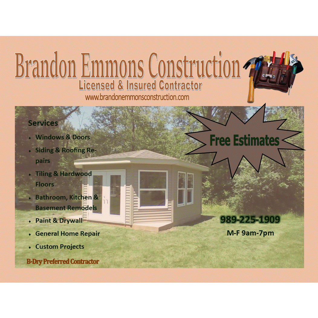 Brandon Emmons Construction Logo