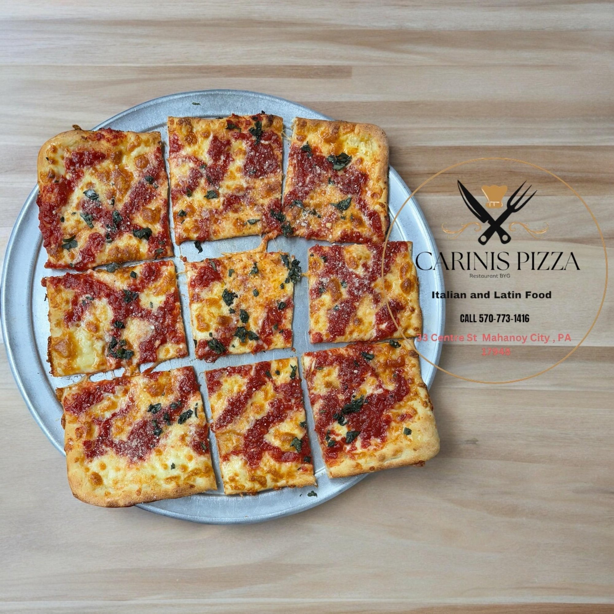 Grandma Pizza Square