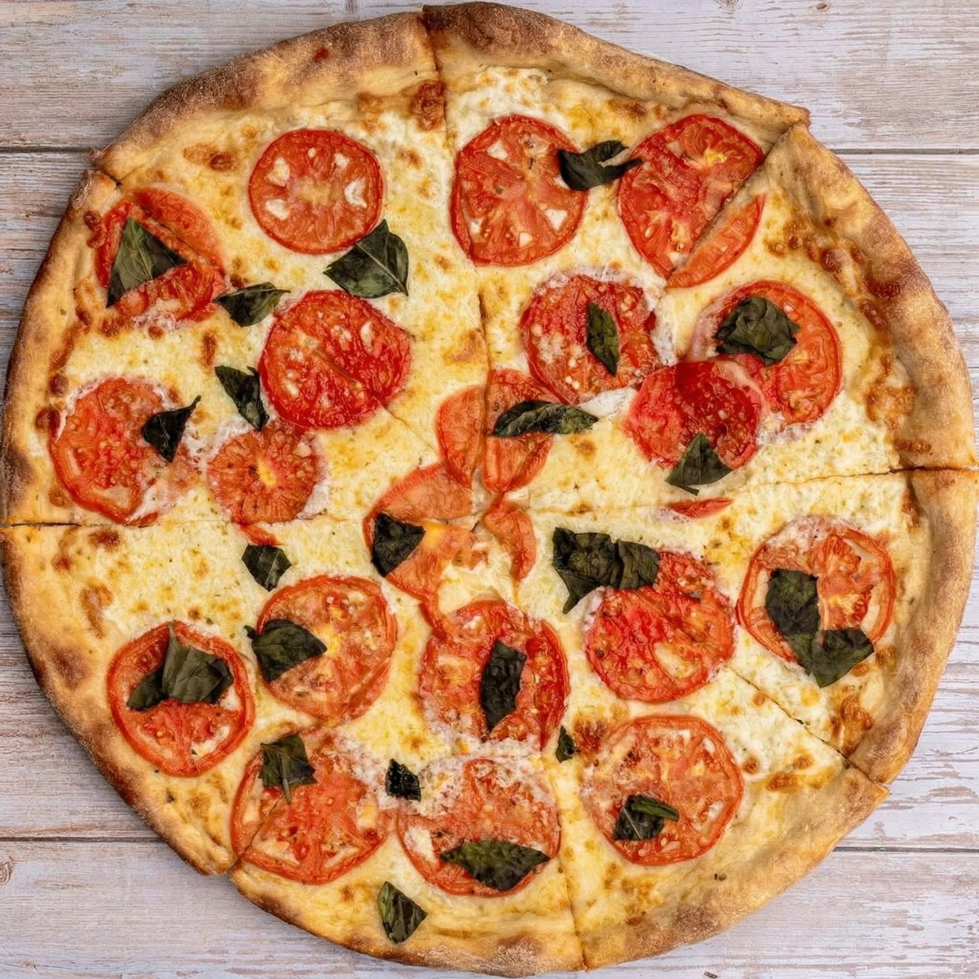 White Caprese Specialty Pizza