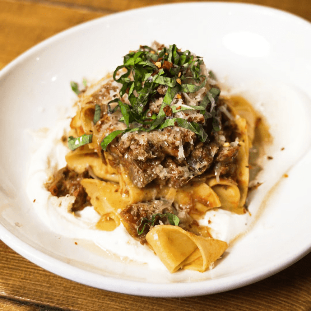 Unlayered "Short Rib Ragu"