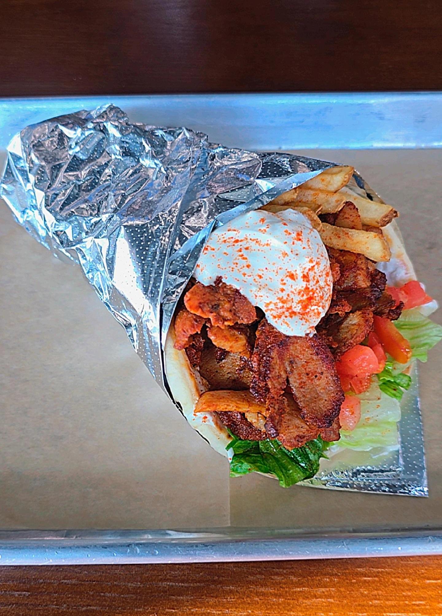 SPICY CHICKEN YEERO SANDWICH