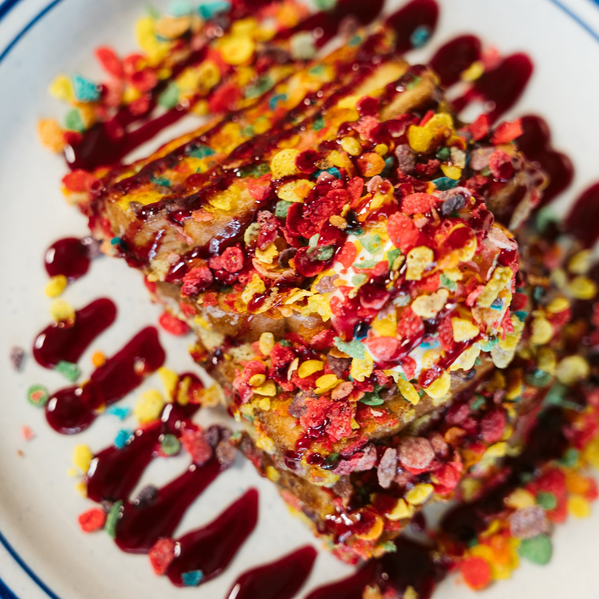 Fruity Pebbles French Toast