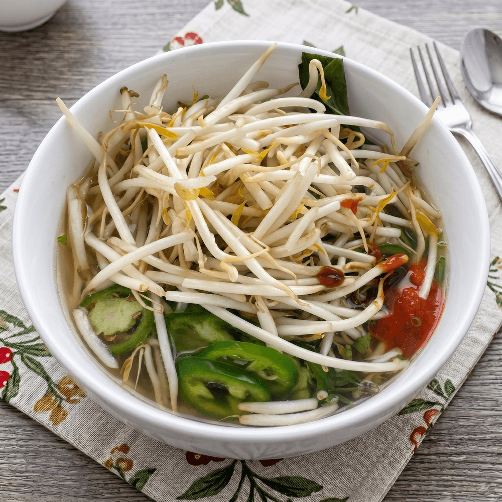 Well Done Flank Steak, Tendon Pho