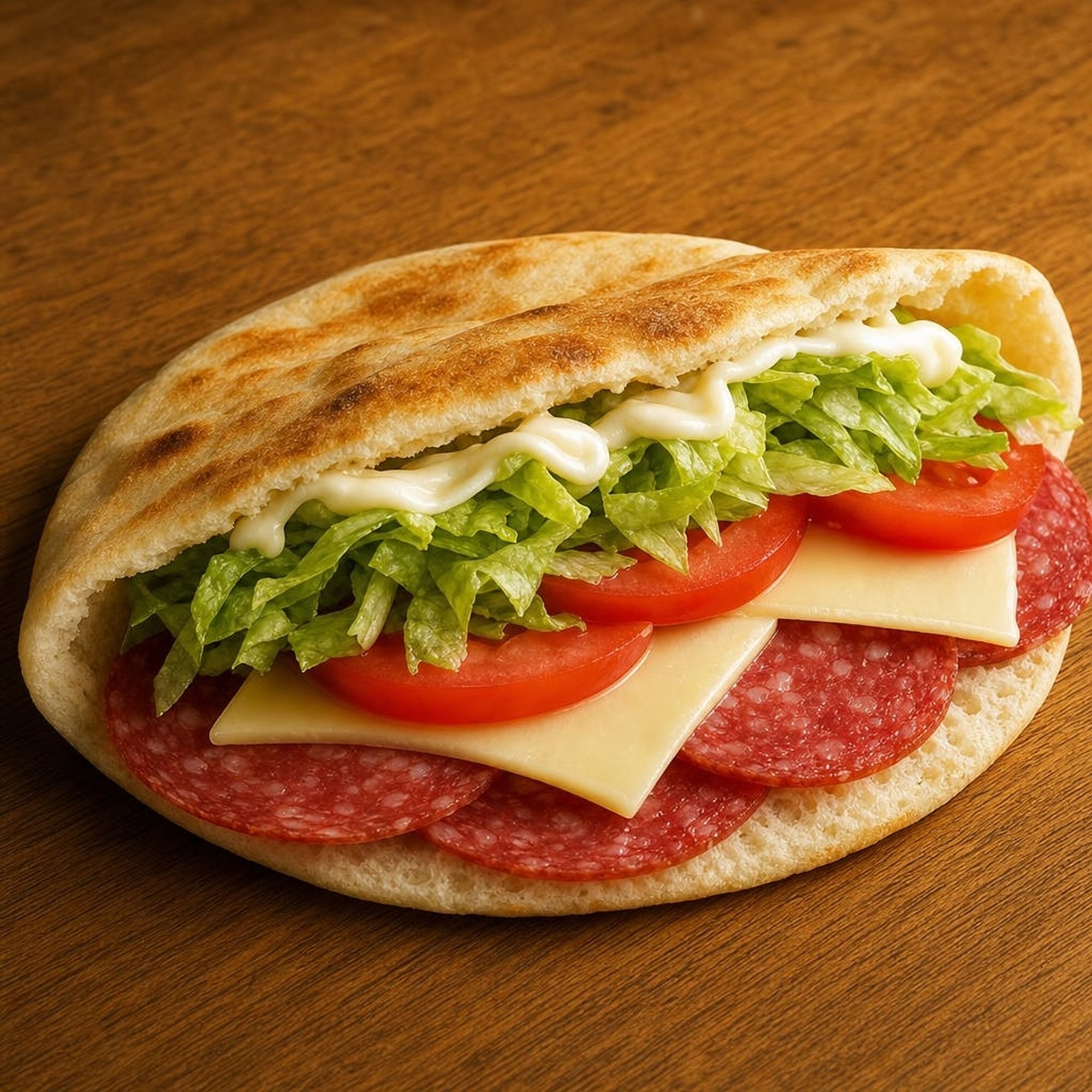 Cooked Salami Pita