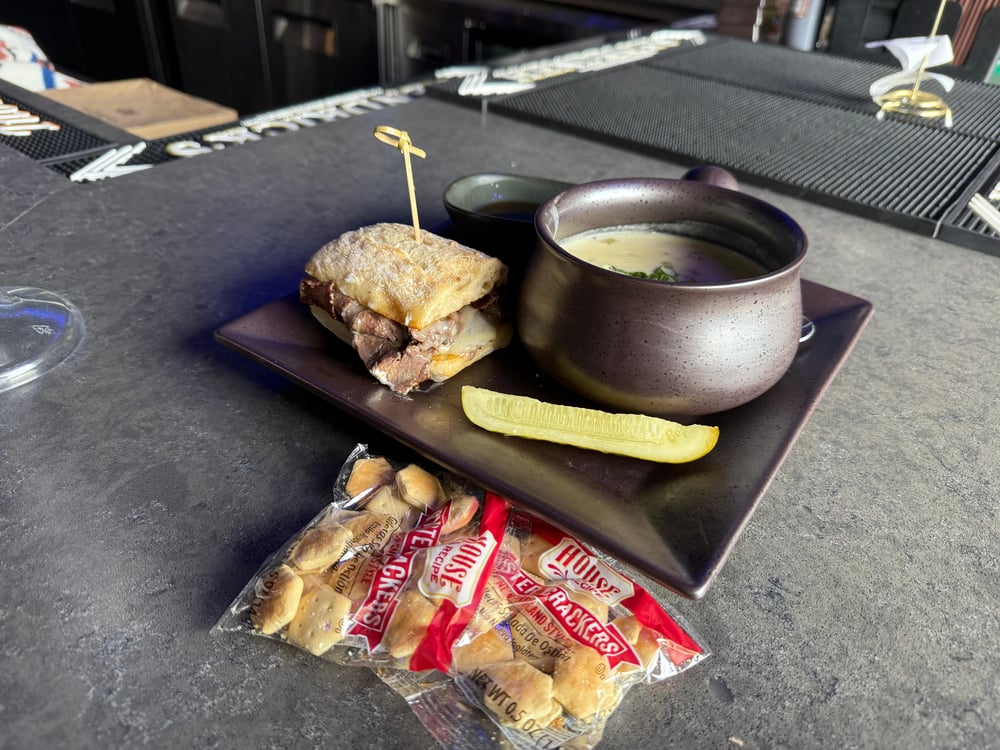 1/2 French w/Soup or Salad