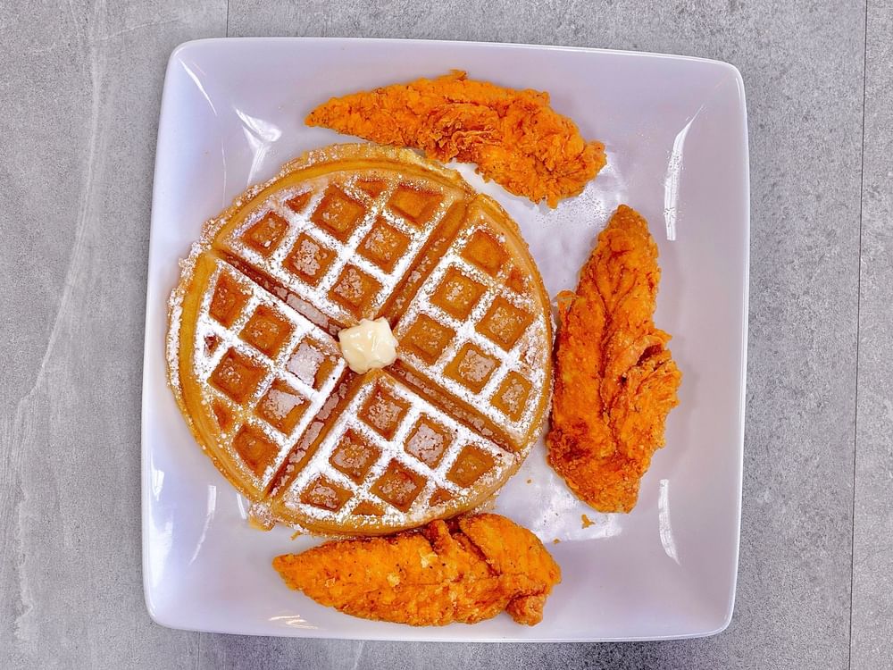 3 Tenders & 1 Wafle
