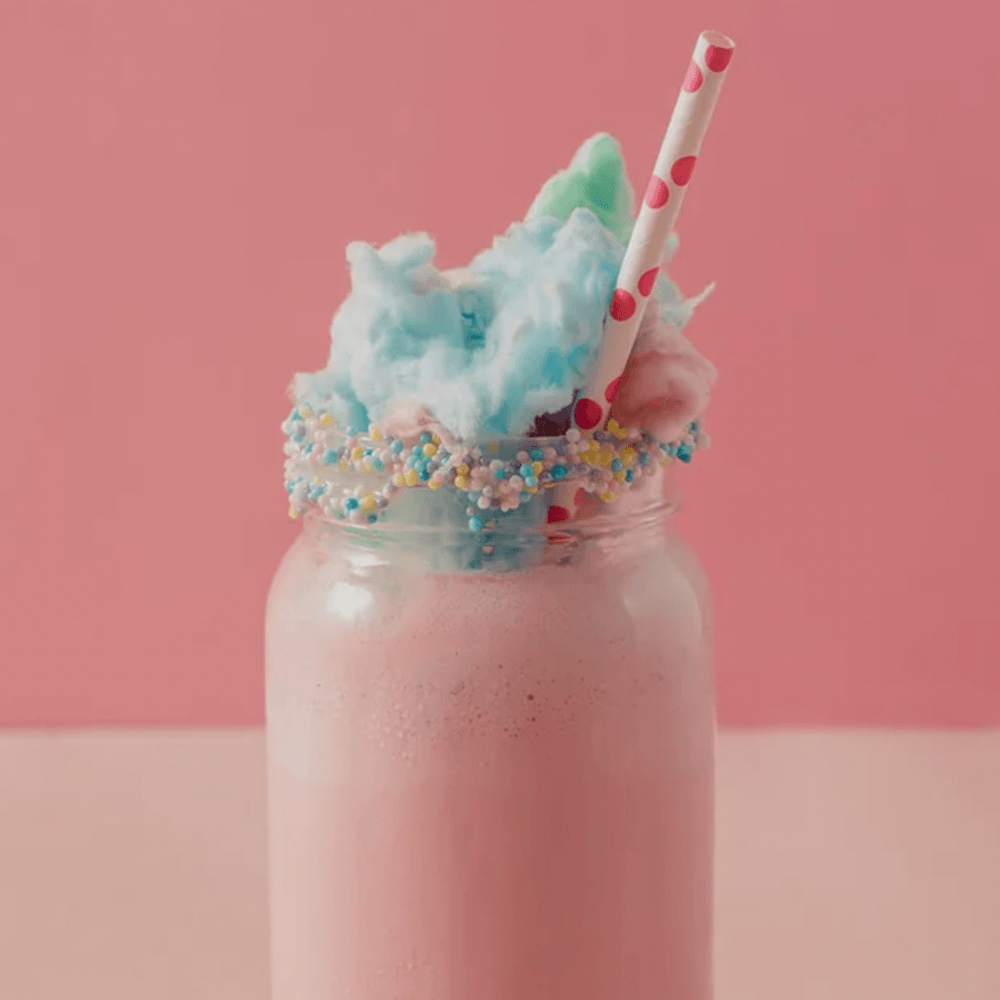 Cotton Candy Milkshake