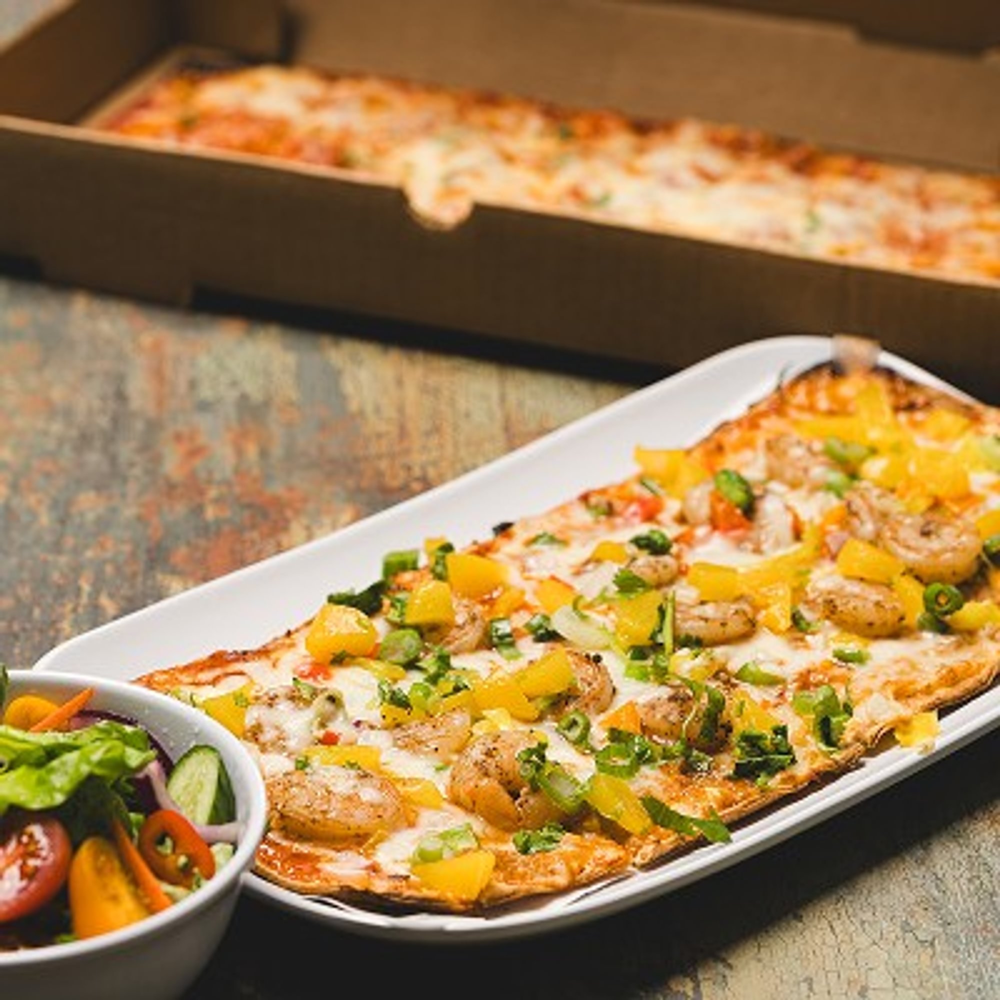 Shrimp Flatbread ★ TOP SELLER