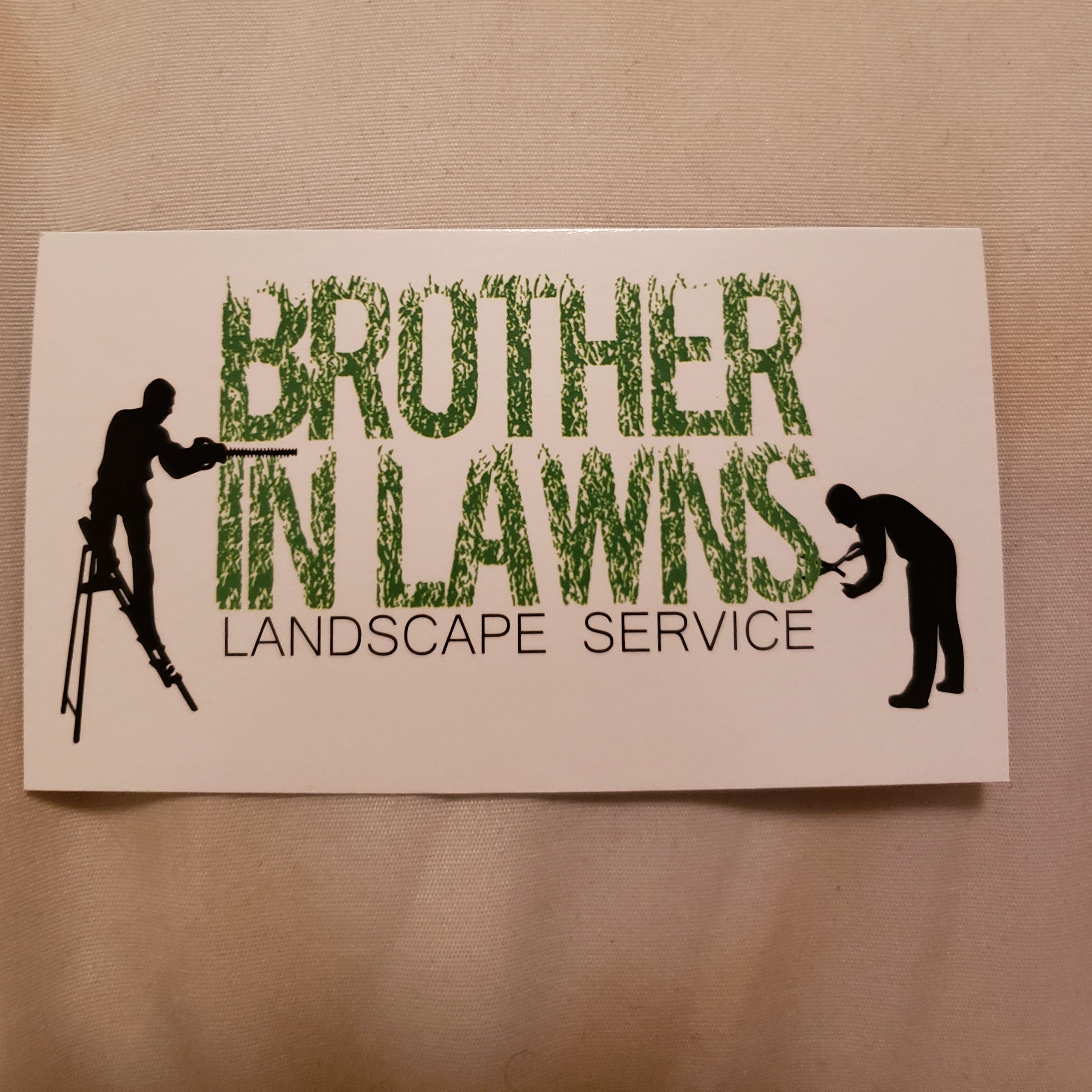 Brother's In Lawns Landscape Logo