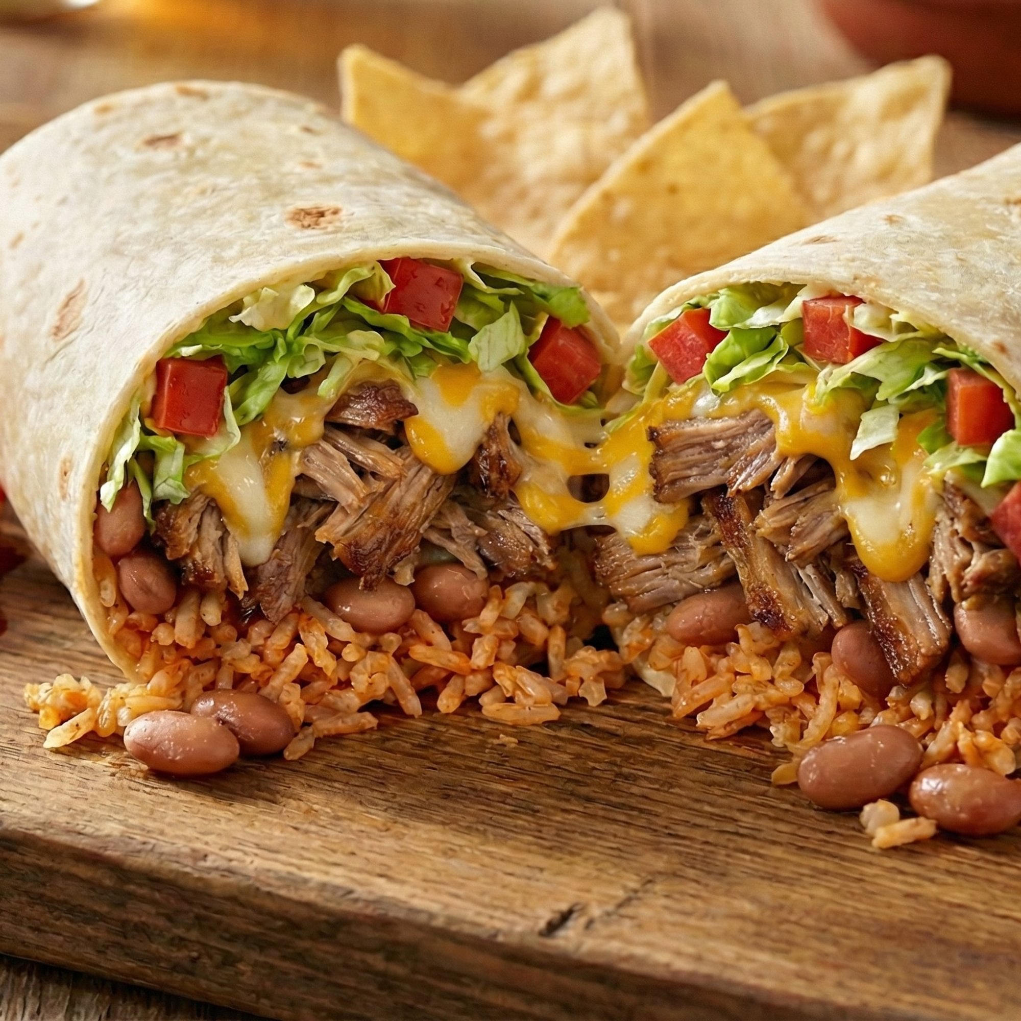 Pork Carnitas Burritos