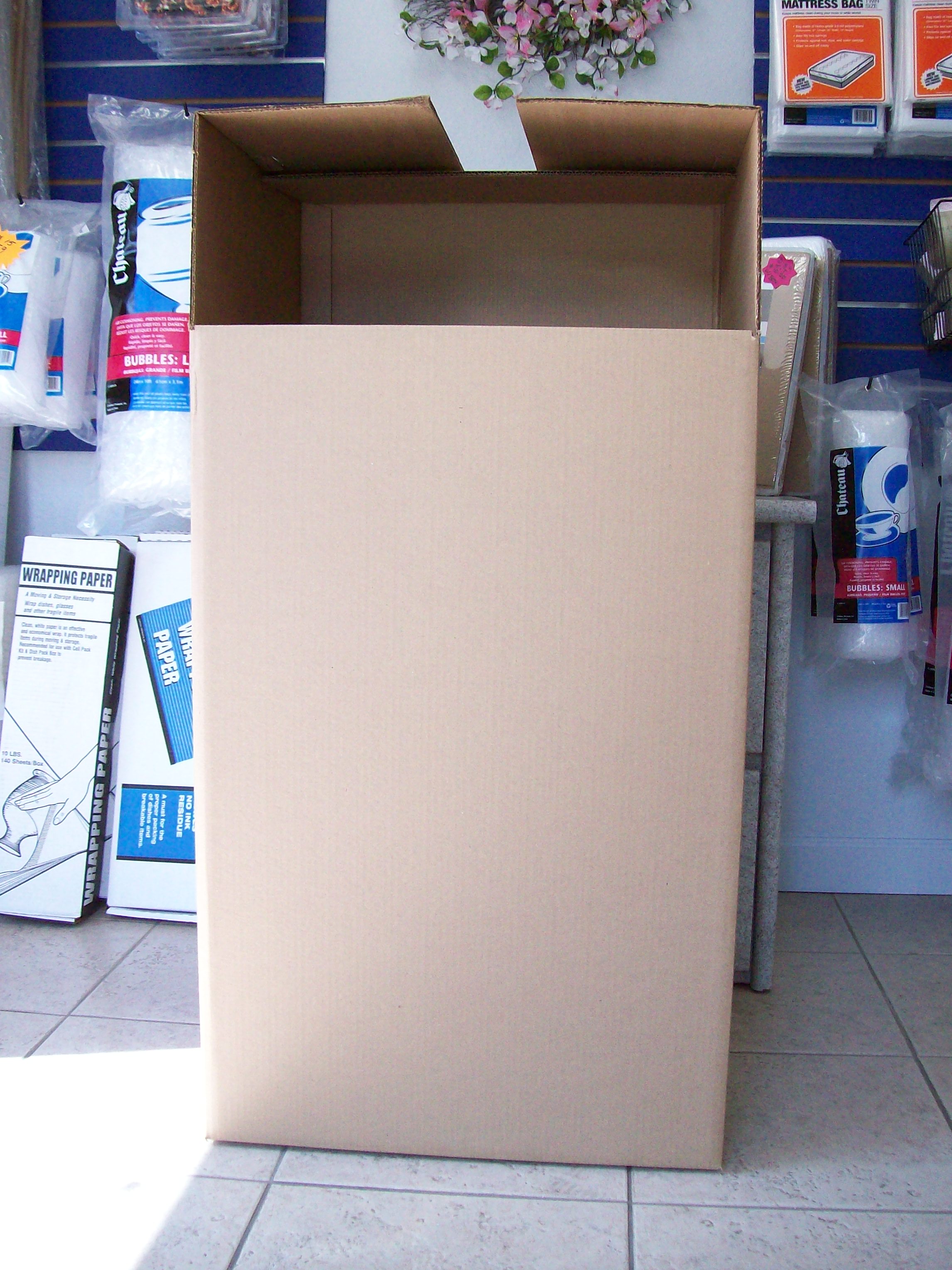Packing Boxes - Tall Wardrobe