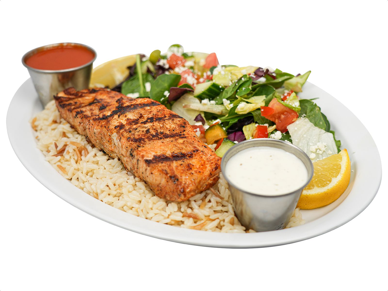 Grilled Salmon Plate