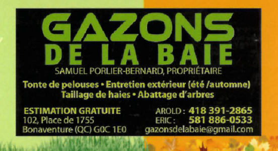 Gazons de la Baie