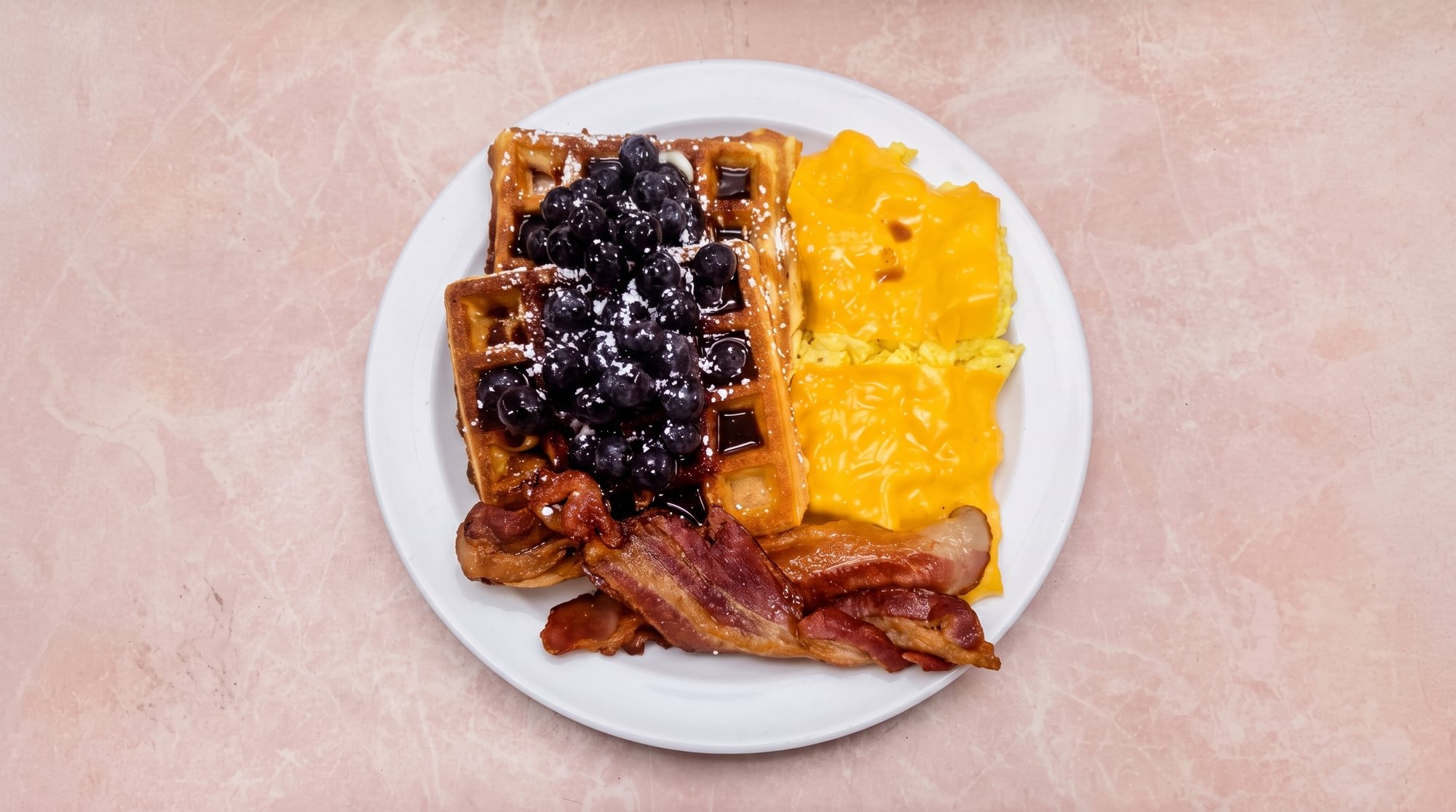 Blueberry Waffle Platter