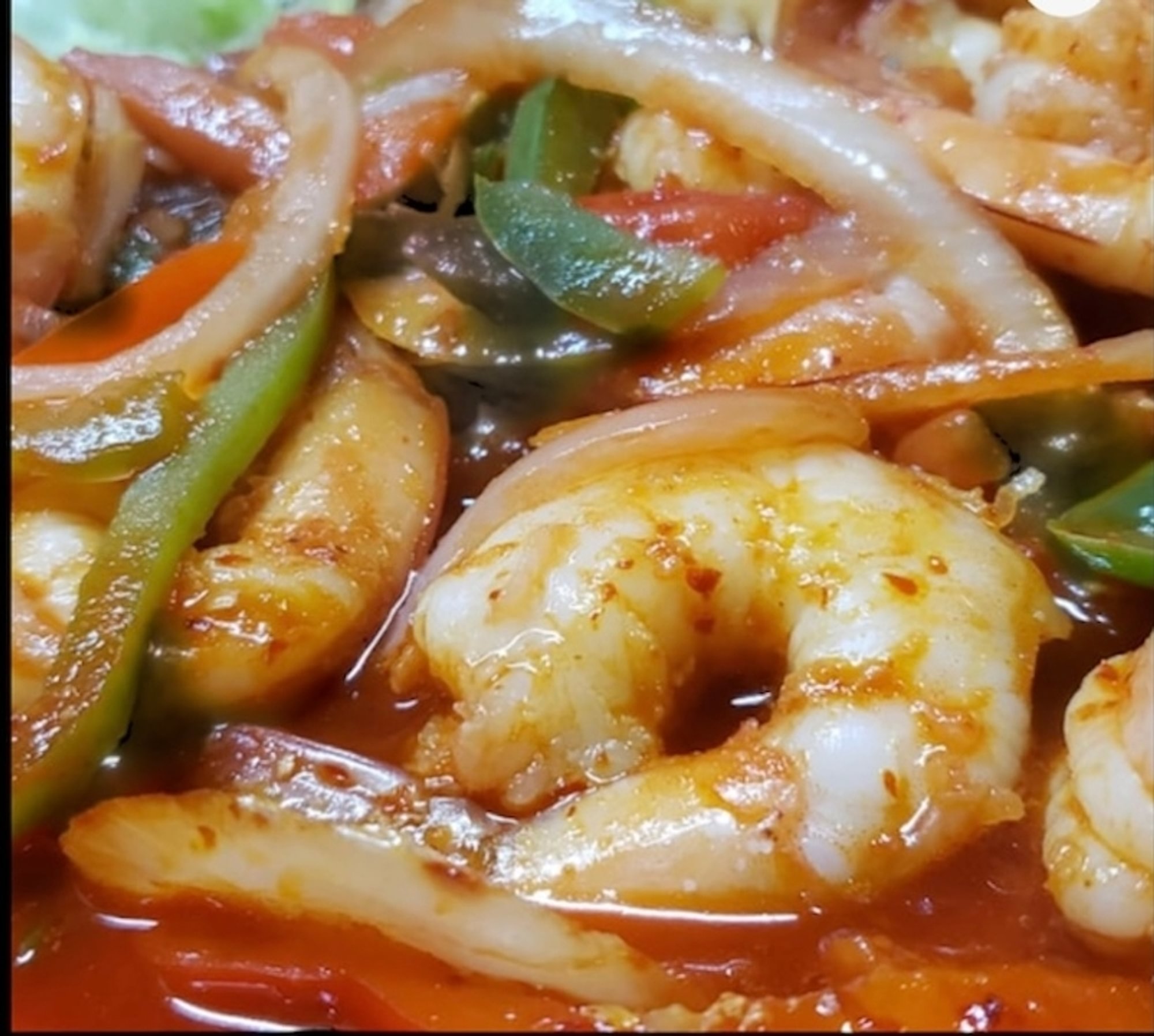 Fajitas de camaron