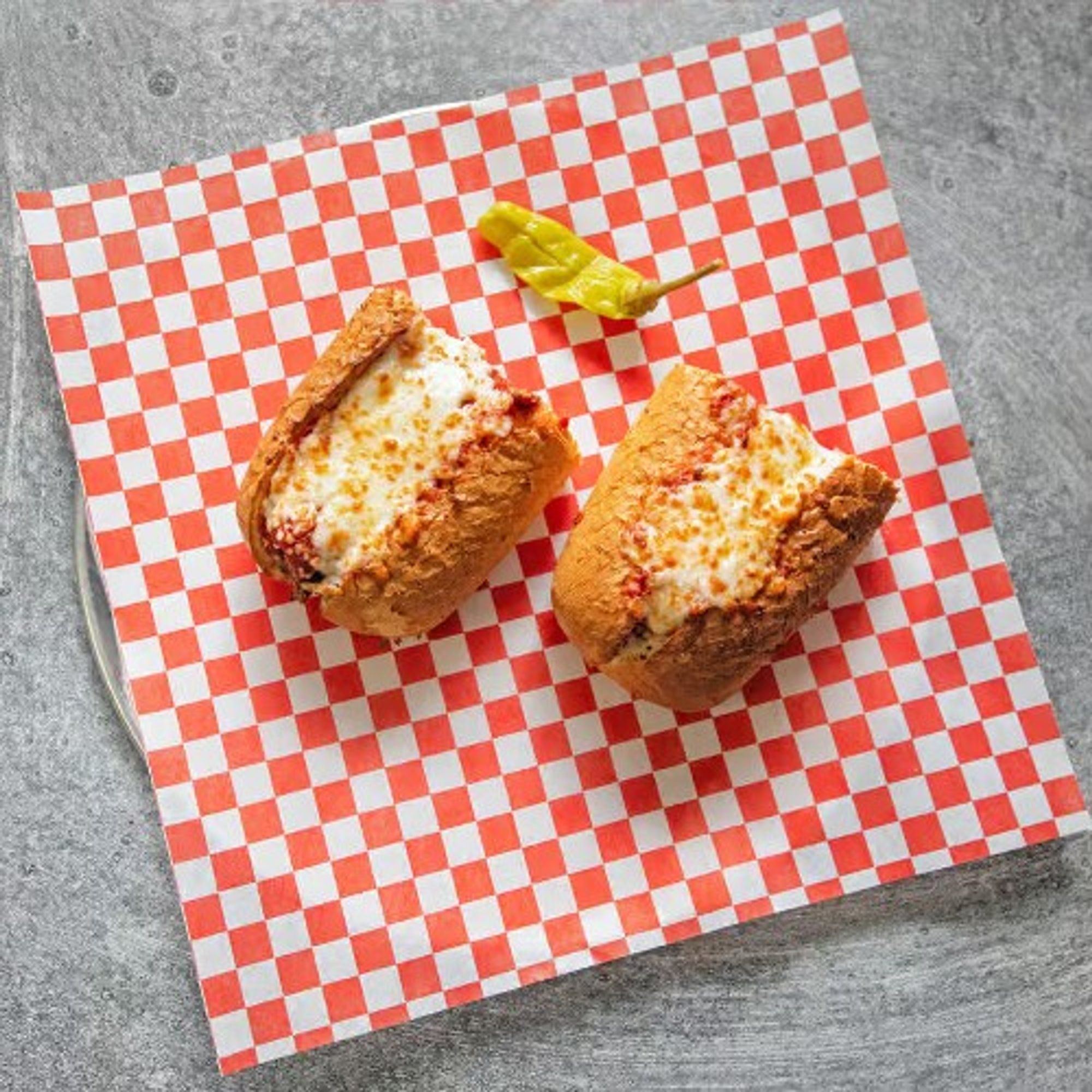 Meat Ball & Cheese Sandwich
