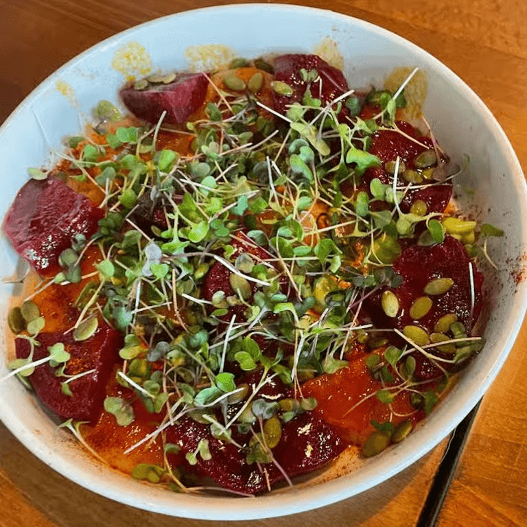 Roasted Berbere Spiced Beets Salad