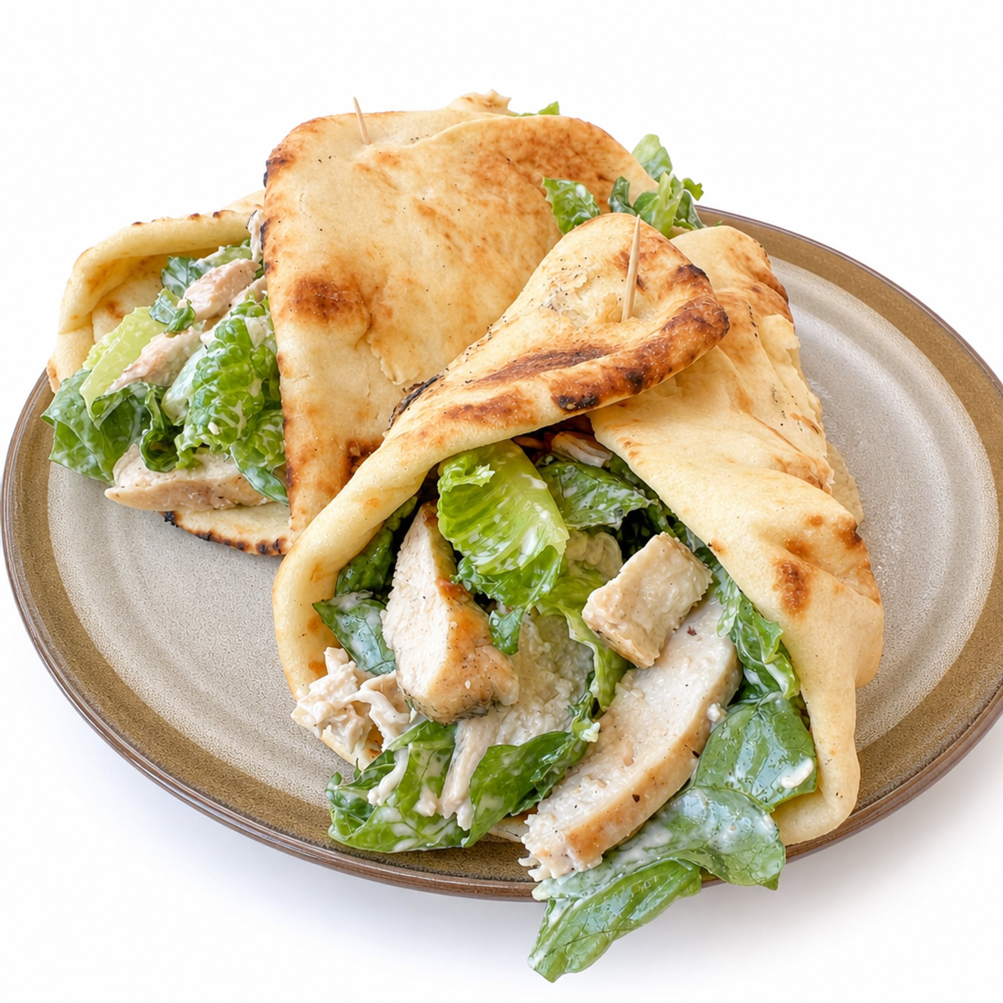 Grilled Chicken Caesar Salad Wrap