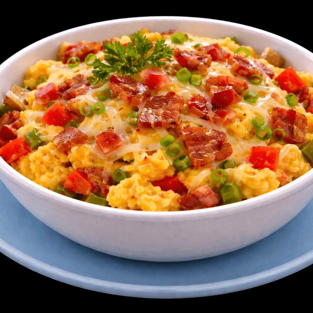Breakfast Bowl w/ Bacon or Ham