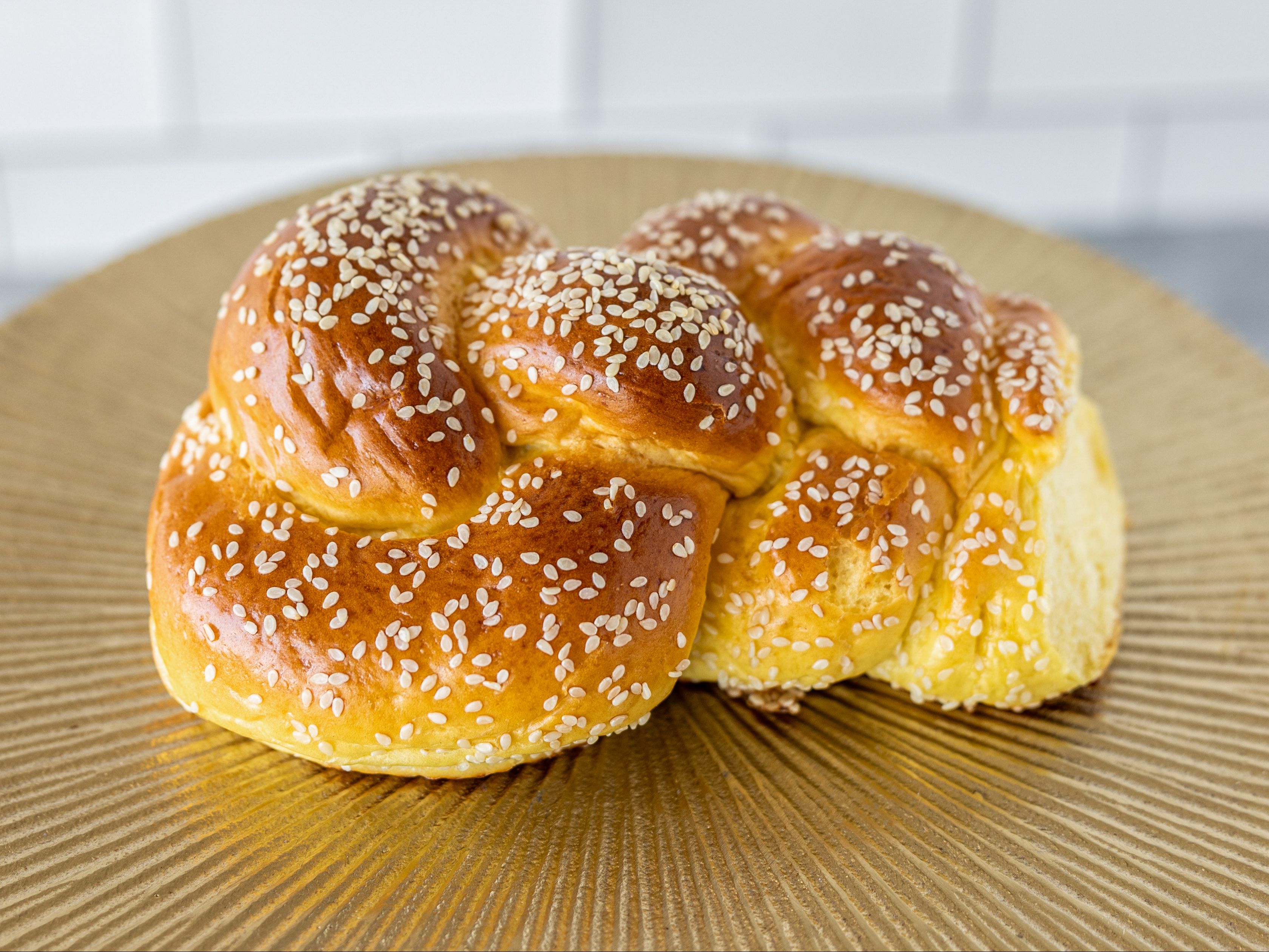 Egg Sesame Kiddush Challah