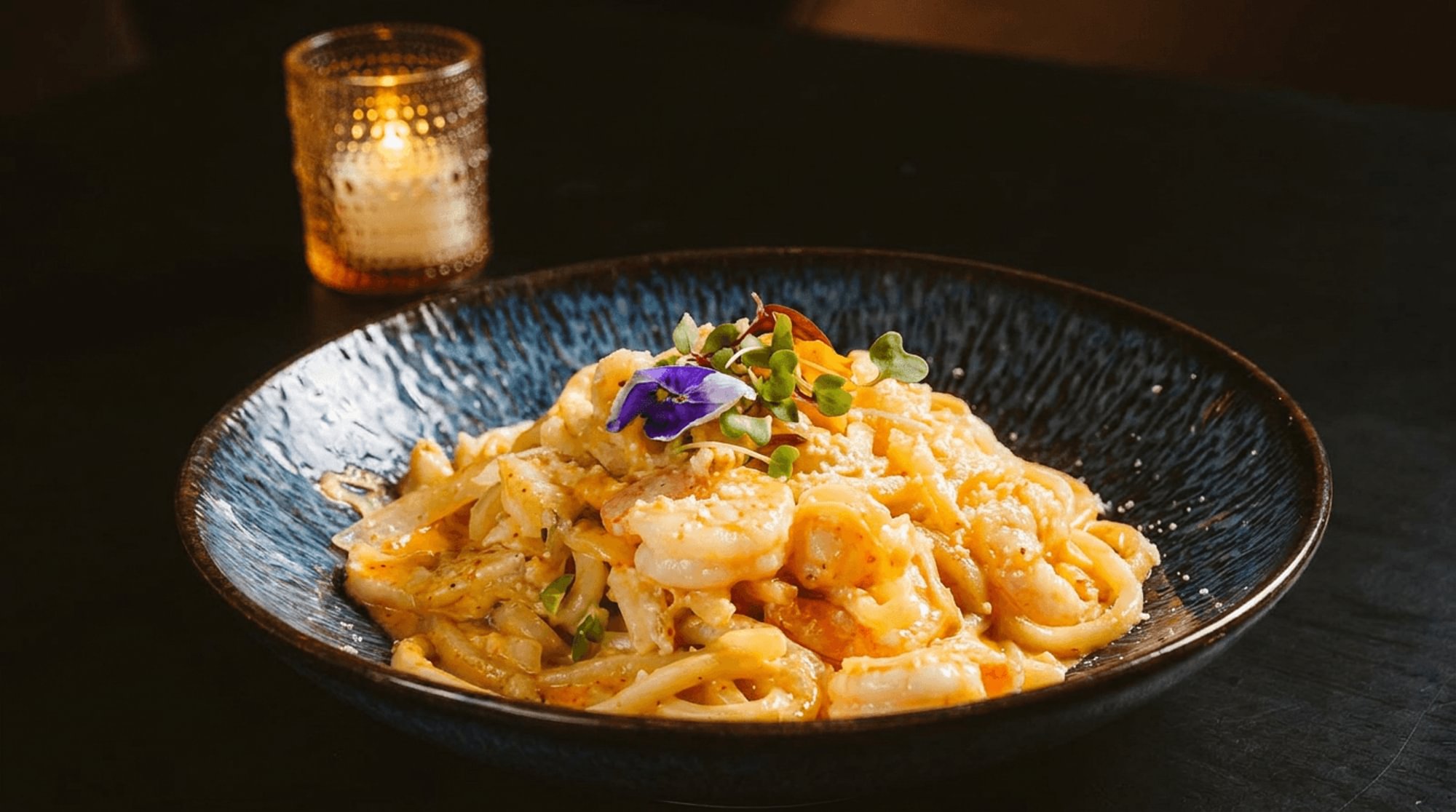 Creamy Kimchi Udon