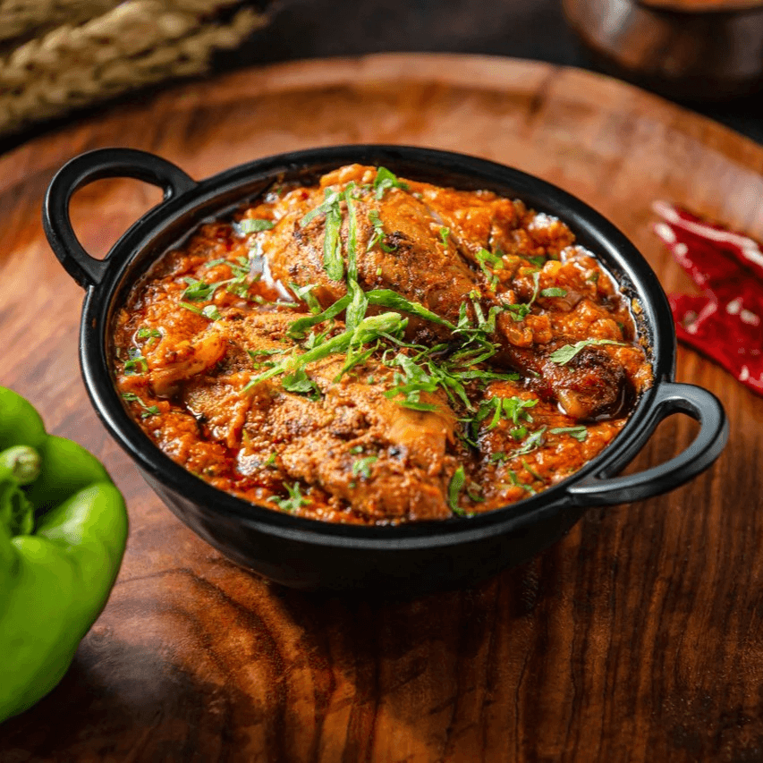 Kadai Chicken (Serve with Rice)