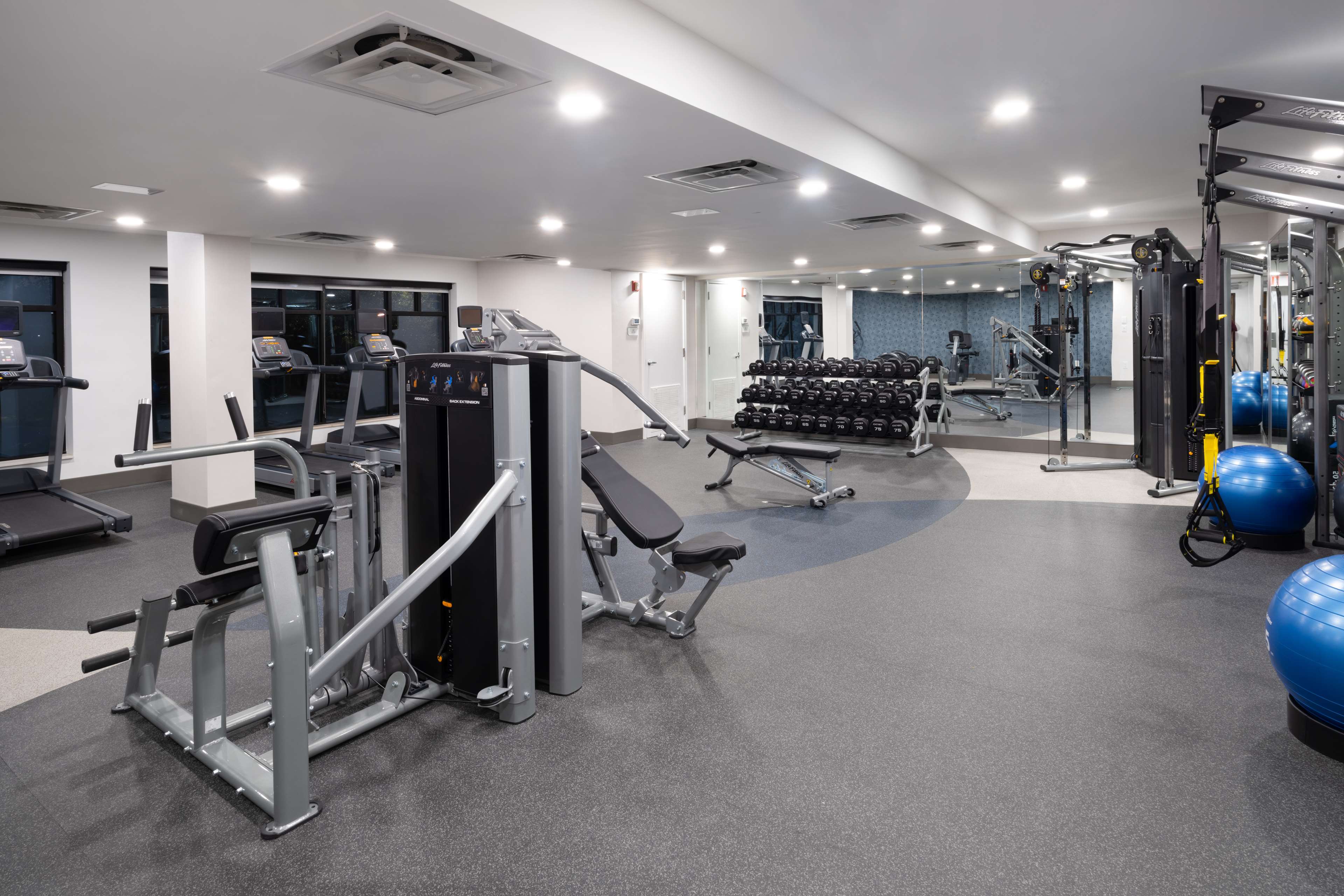 Health club  fitness center  gym