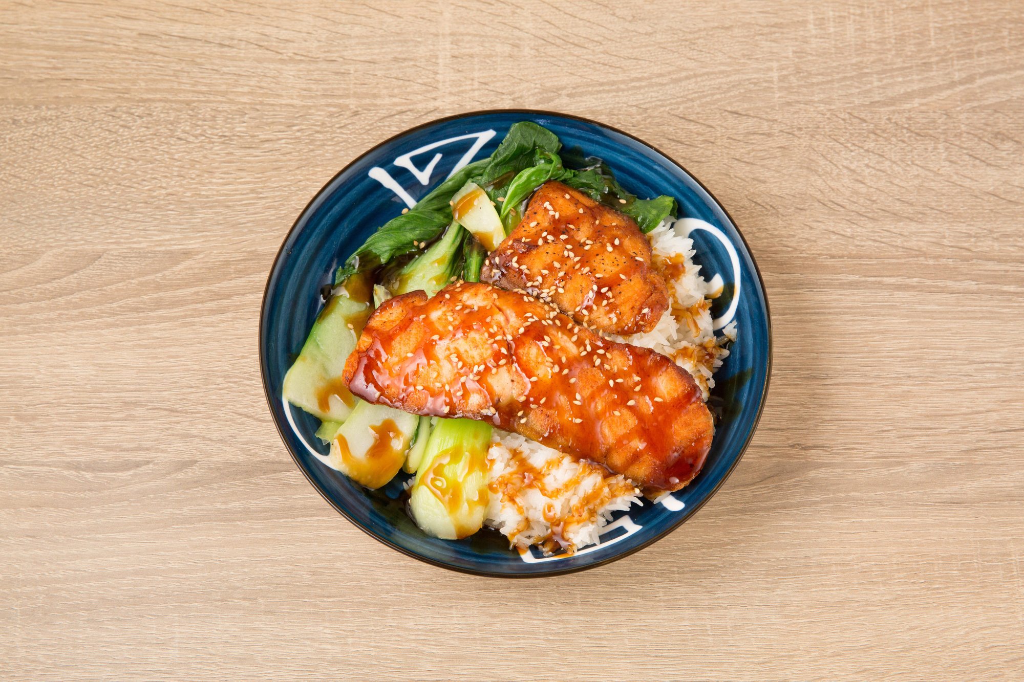 Salmon Teriyaki Over Rice 三文魚盖饭