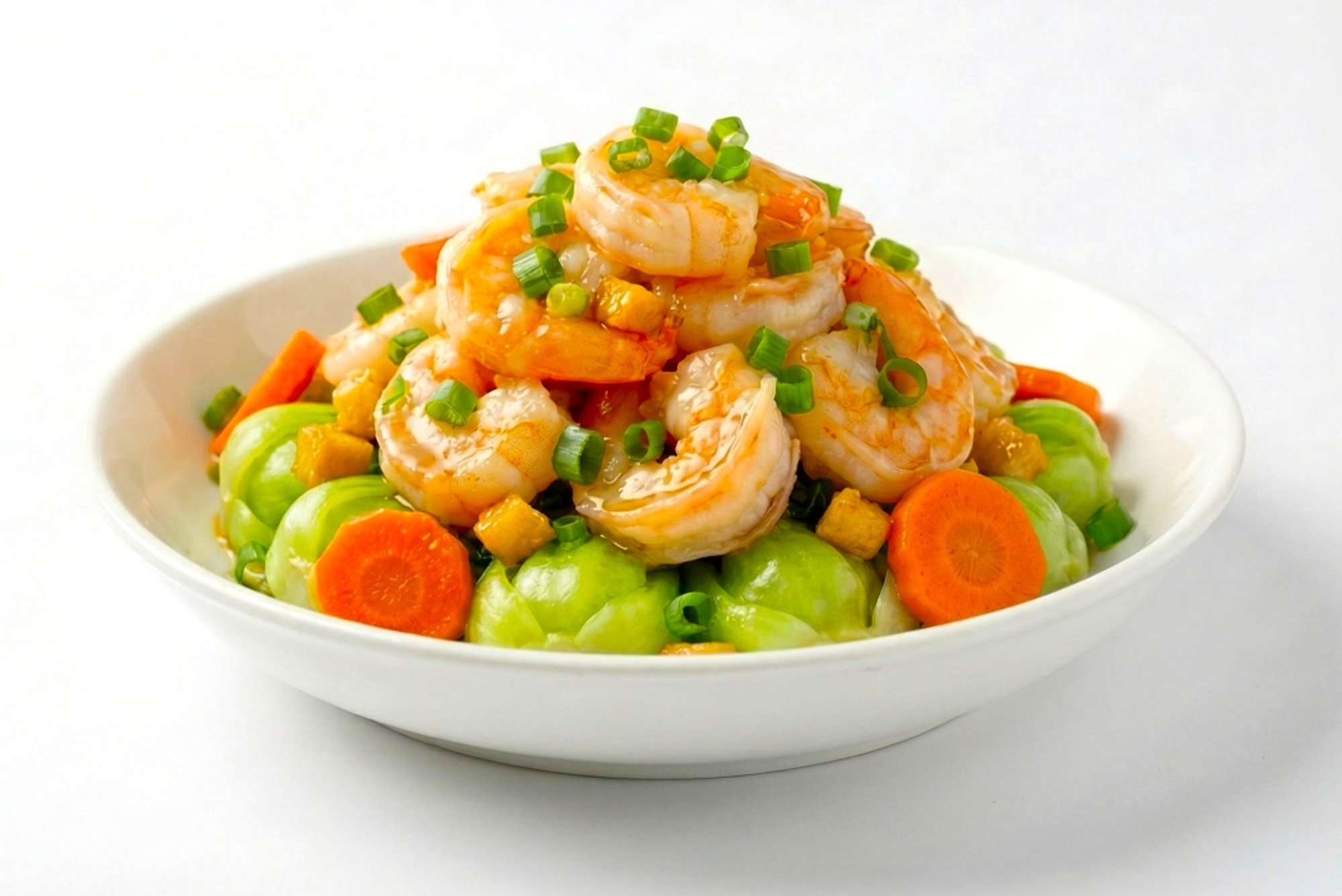 Shrimp and Baby Bok - Clear Garlic Sauce