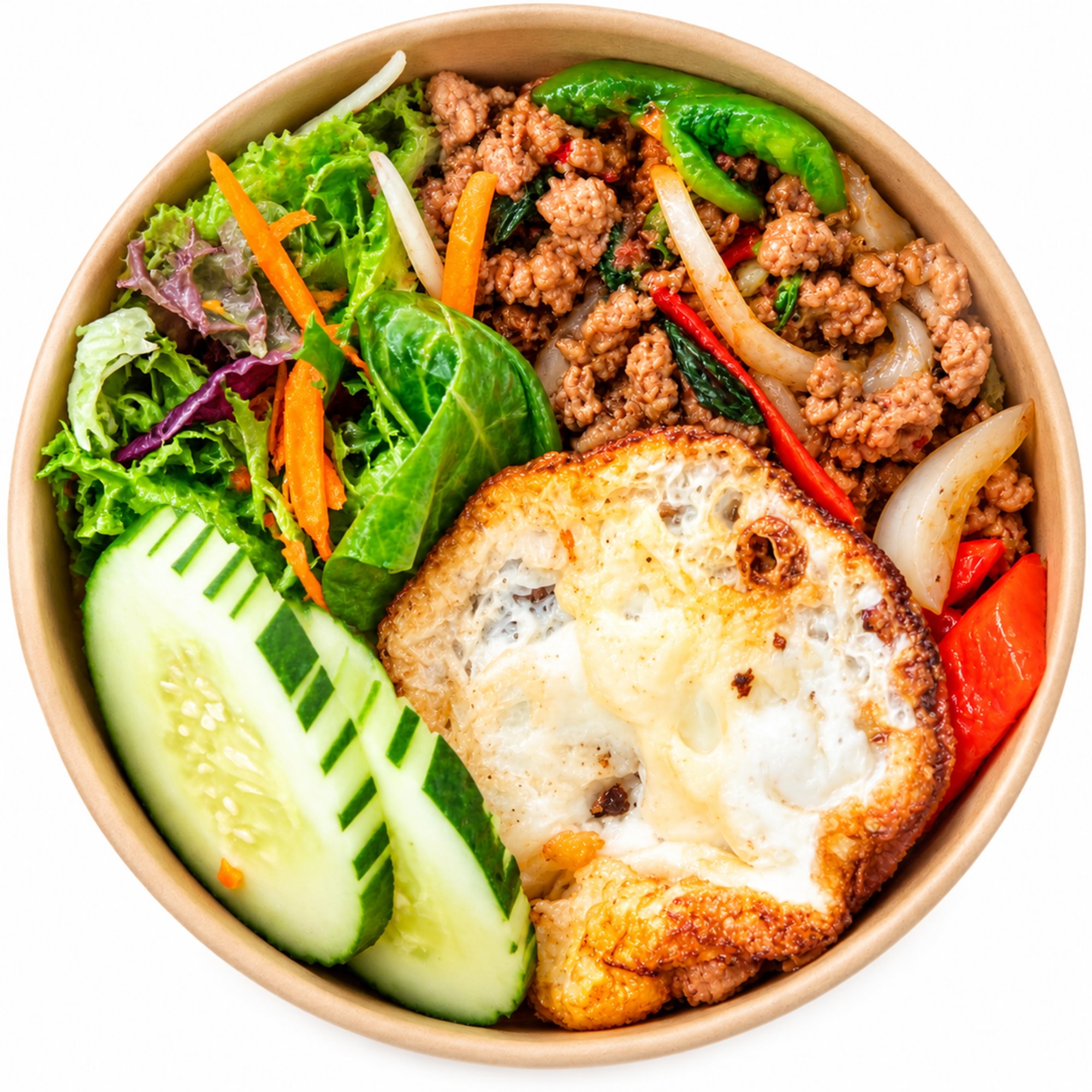 Thai Spicy Basil (Ground Chicken or Pork)