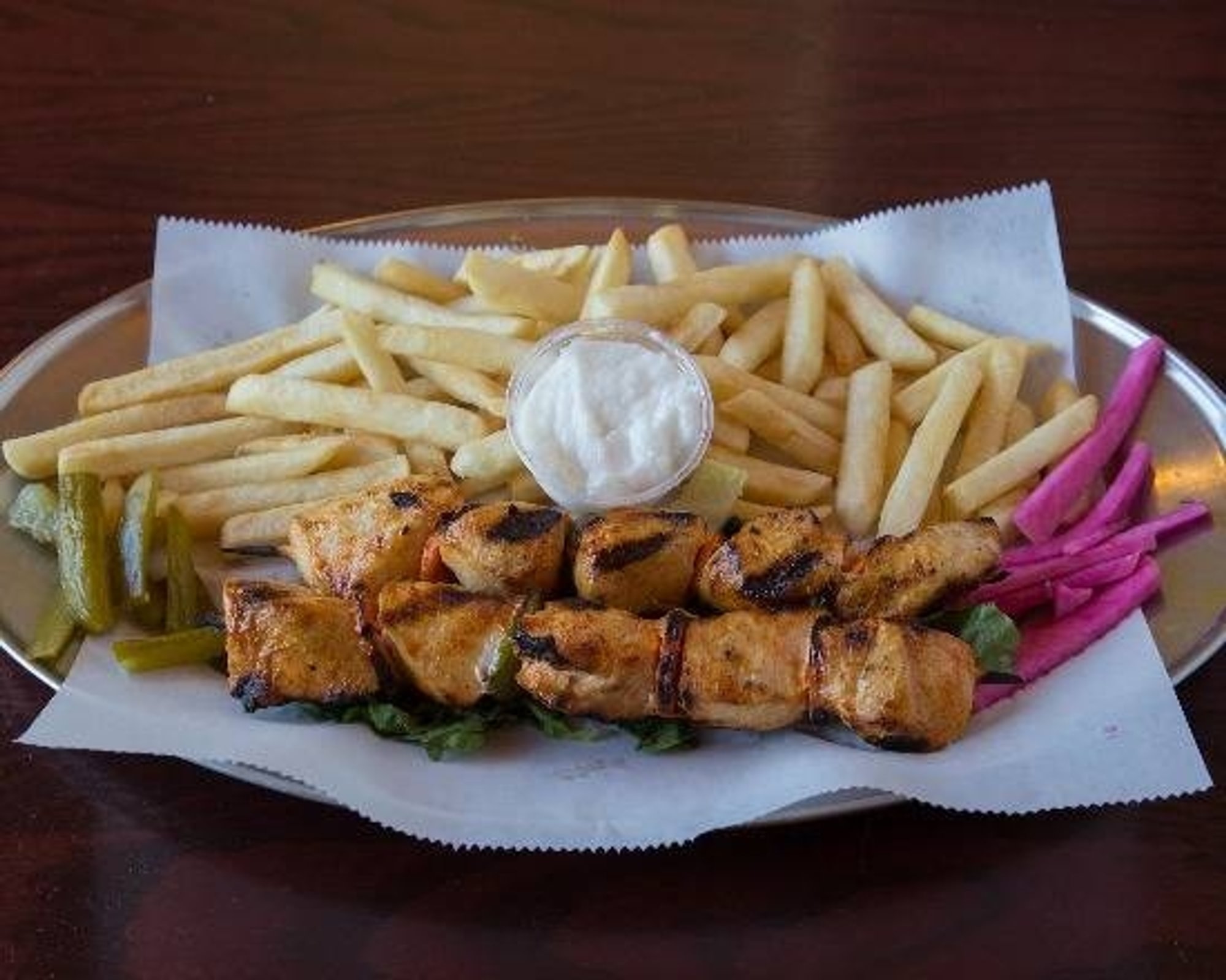 Chicken Kabob Wrap